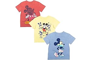 Mickey Mouse Donald Duck 3 Pack T-Shirts Toddler to Big Kid
