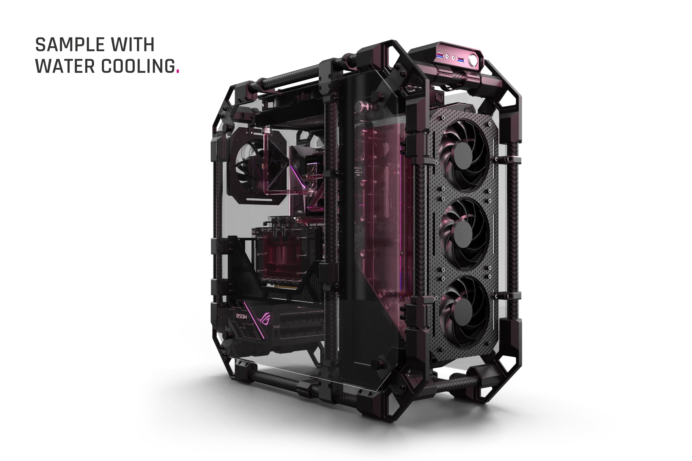 Alphacool Apex Skeleton Carbon Gehäuse