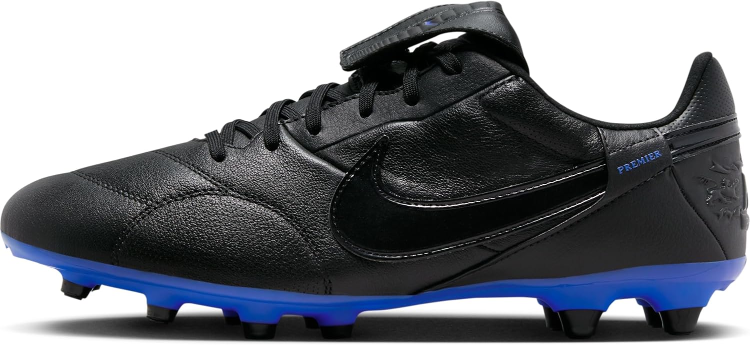Nike Premier 3 FG Shadow Pack Soccer Cleats Black Blue Men's AT5889-007 (AT5889-007, US Footwear Size System, Adult, Men, Numeric, Medium, 7)