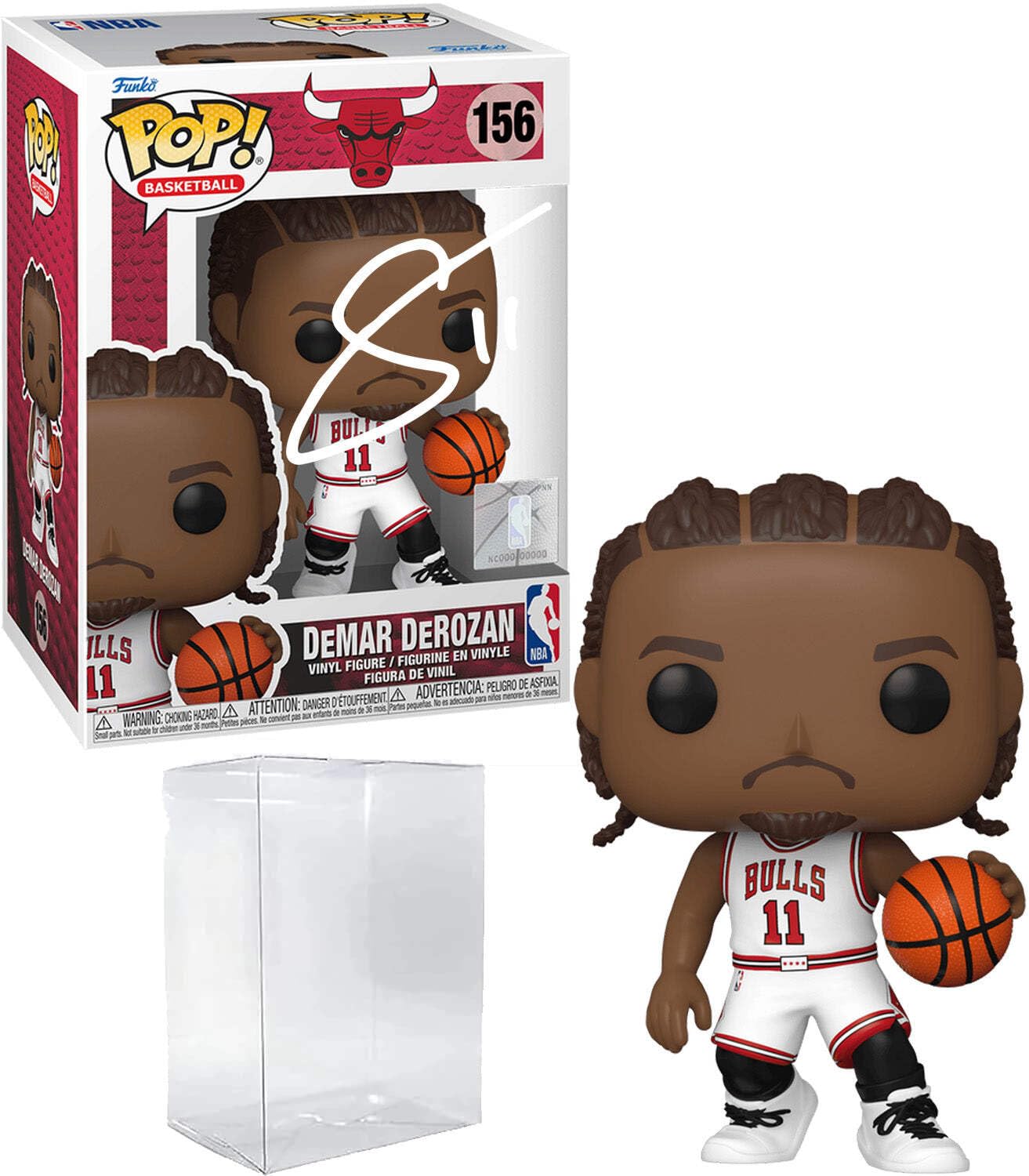 【PSA鑑定済】デマー・デローザン 直筆サイン入り フィギュア 156 DeMar DeRozan #156 Facsimile Signed Reprint Laser