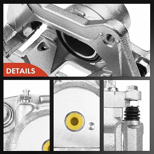 Miniatura 7 de A-Premium Conjunto de pinza de freno de disco con soporte compatible con modelos seleccionados de Hyundai y Kia - Sonata 2012-2015, Optima