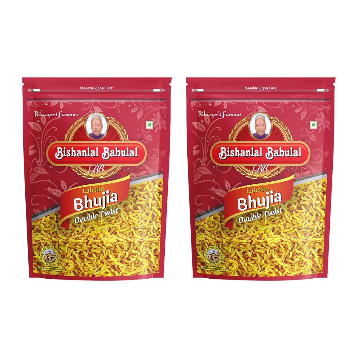 Bishanlal Babulal | Lahsun Garlic Bhujia Authentic Bikaneri| Healthy Snack Ready-to-Eat Savoury Namkeen| Rajasthani Bhujiya | No Preservative | (Lahsan Bhujia 1Kg 500gmx2) (B0BM7GTZWT) Amazon Price History, Amazon Price Tracker