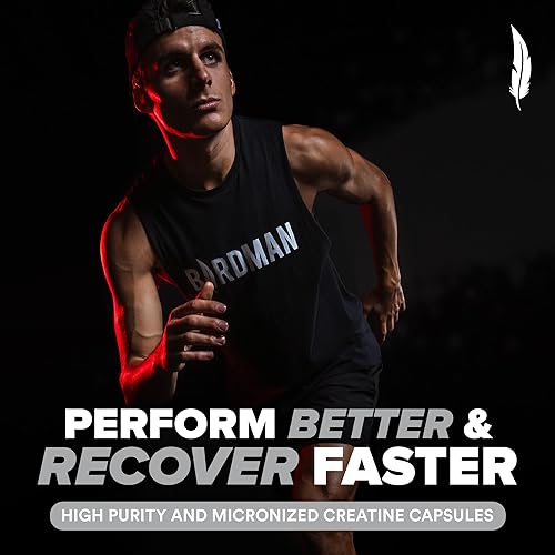 Miniatura 3 de BIRDMAN Cápsulas de monohidrato de creatina micronizada  Veganas  Sin cafeína, sin gluten, sin azúcar  125 cápsulas (25 porciones)