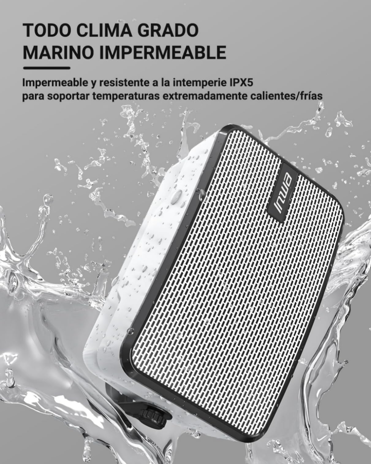 Inwa Altavoz Bluetooth Exterior, Potente Sistema de Sonido, Impermeable IPX5, 400W, (2 Unidades, Nombre Bluetooth: Sync Speaker, Modelo: MZ621, RMS 40W)