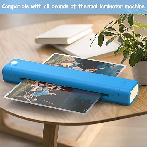 Miniatura 7 de Bolsas de laminación térmica transparentes de 3 mil hojas laminadoras de plástico de tamaño carta, 9 x 11.5 pulgadas (paquete de 2000)