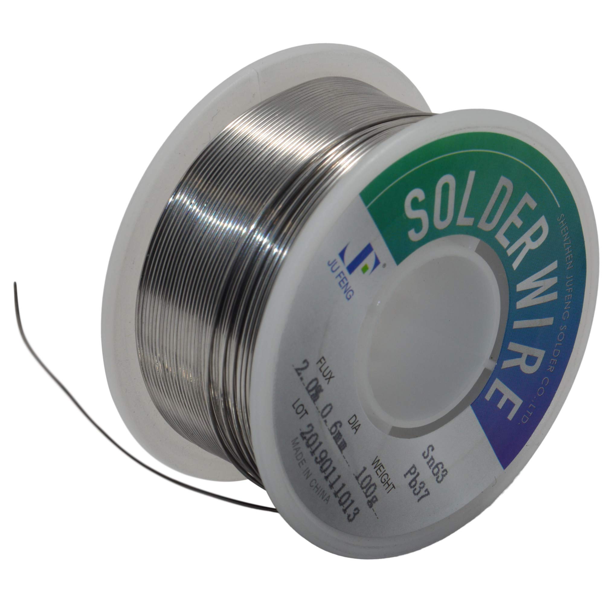 63/37 Tin Lead Solder Wire - 0.8mm Rosin Core Flux For Electrical Repair & DIY Projects