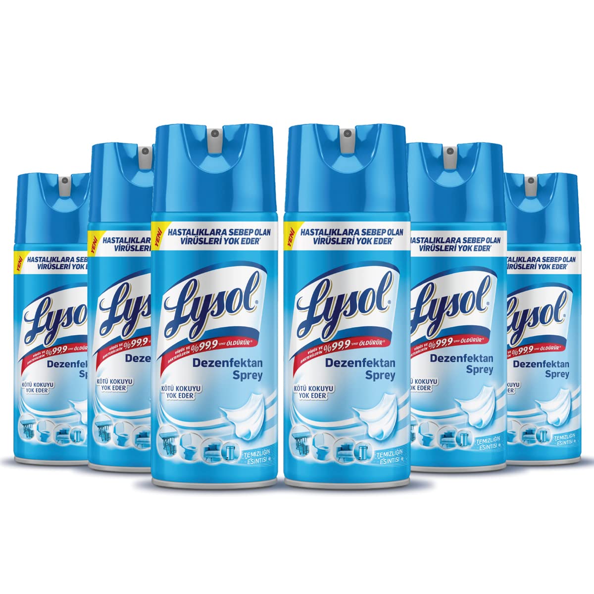 Lysol Yüzey Dezenfektanı (6 x 400 ML)