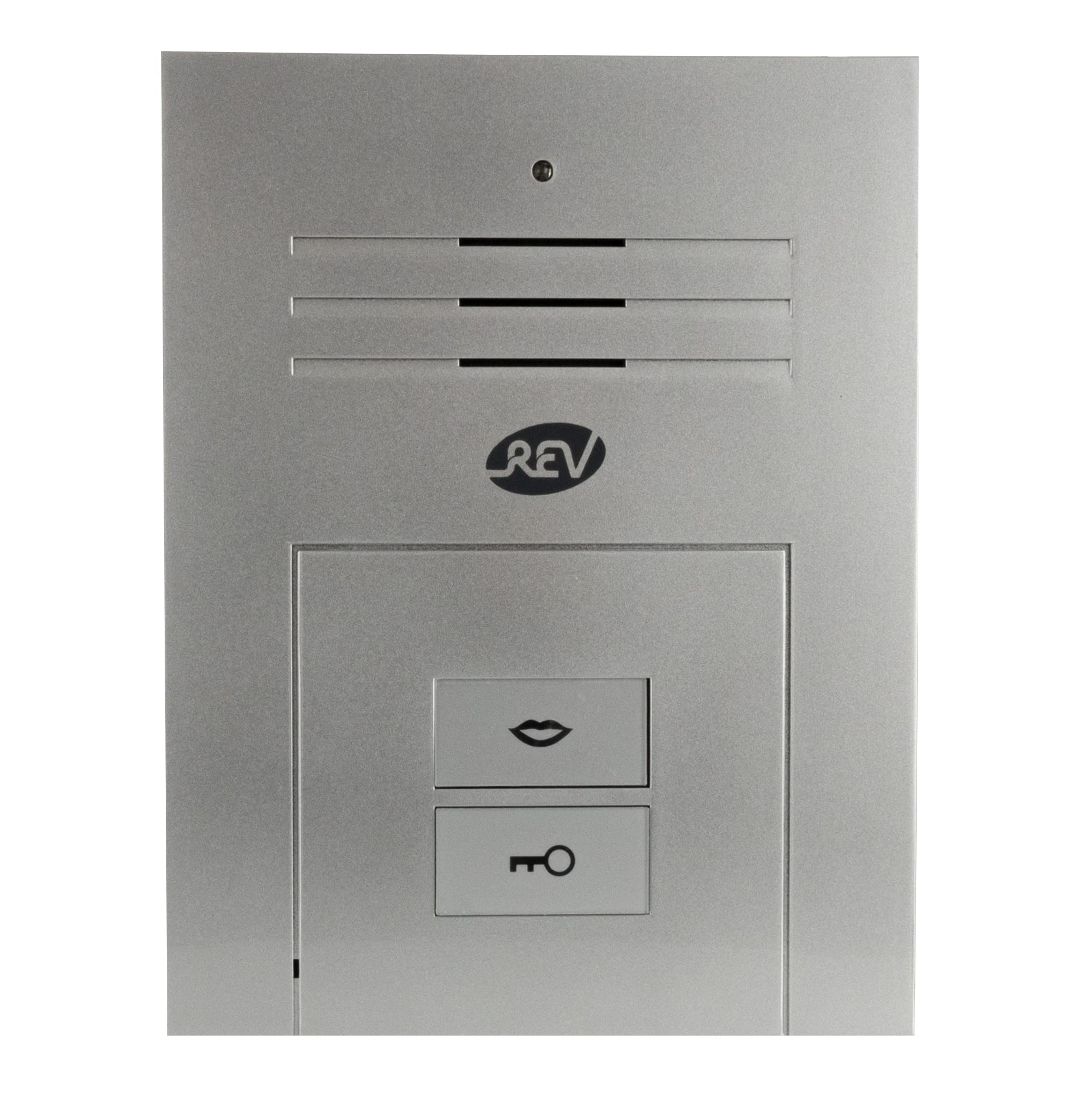 REV 3003108 80210703 Quattroline, domofon z otwieraczem drzwi, zasilacz 230 V AC, 3 dzwonki, srebrny,