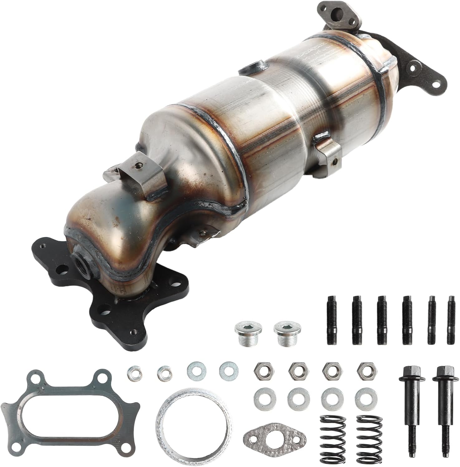16641 Front Catalytic Converter Kit Direct-Fit Compatible with Honda Civic 2006 2007 2008 2009 2010 2011, L4 1.8L, 674-986 (EPA Compliant)