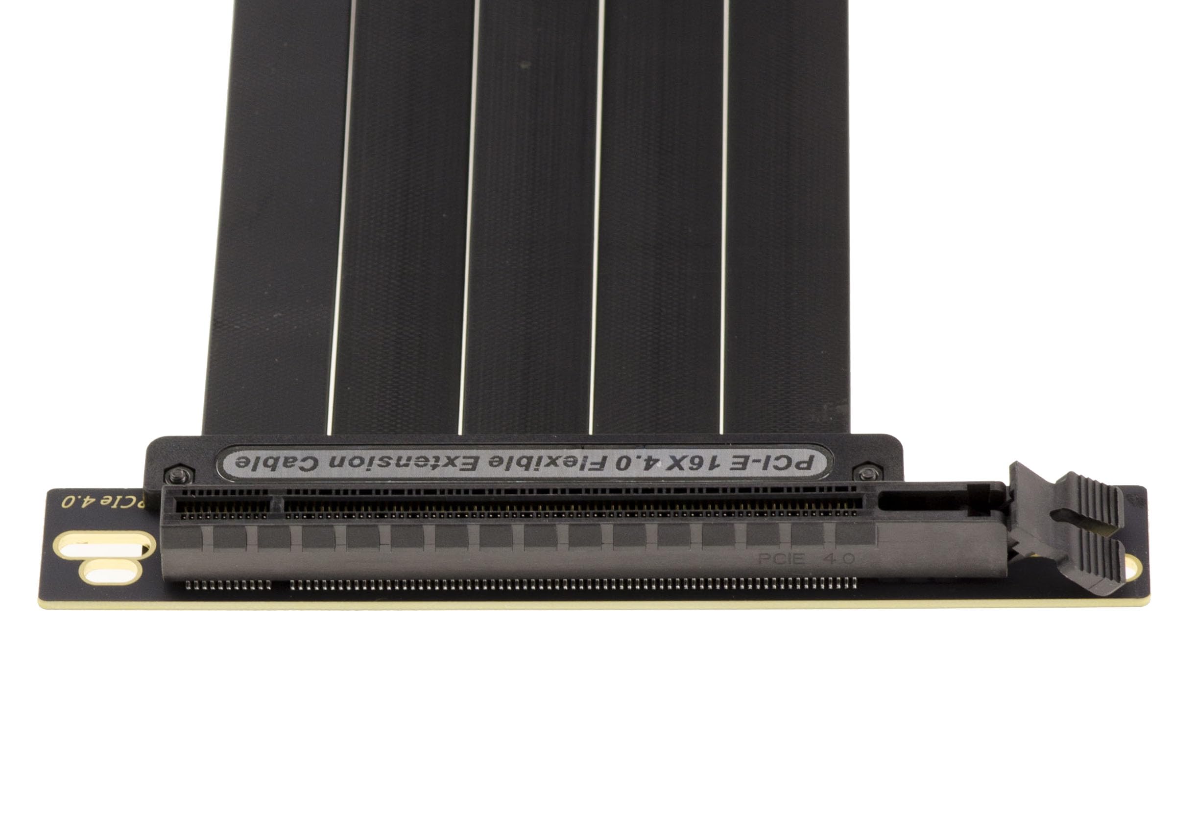 KALEA-INFORMATIQUE Riser PCIe x16 Gen4 souple 24 cm | Riser souple PCIe 4.0 x16 vers x16 de 24 cm.