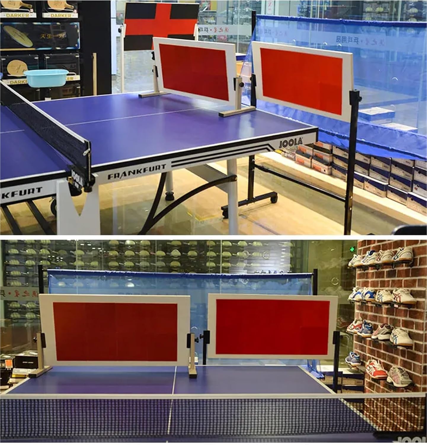 Professional Table Tennis Rebound Board Ping Pong Springback Machine Self-study Exerciser for Home Gyms and Schools