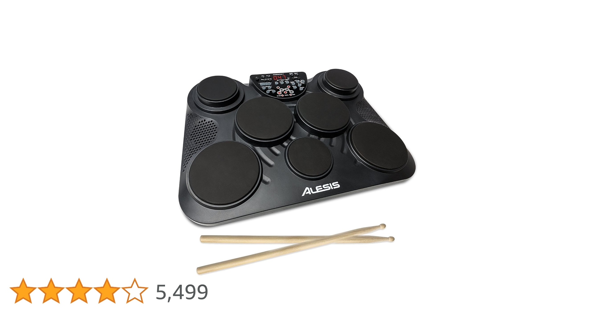 ALESIS 電子ドラム 7パッド フットペダル2個 製品情報：CompactKit 7：Alesis