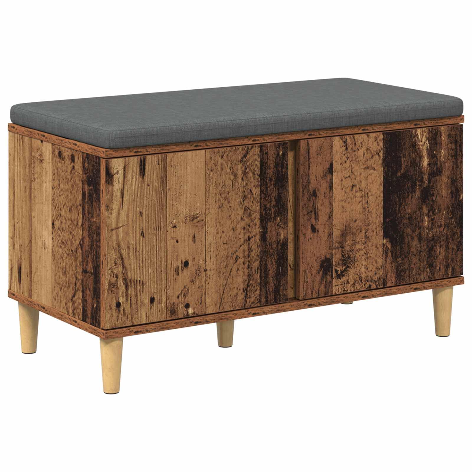 Banc de couloir compact pour organiser l'entrée et ranger les chaussures
