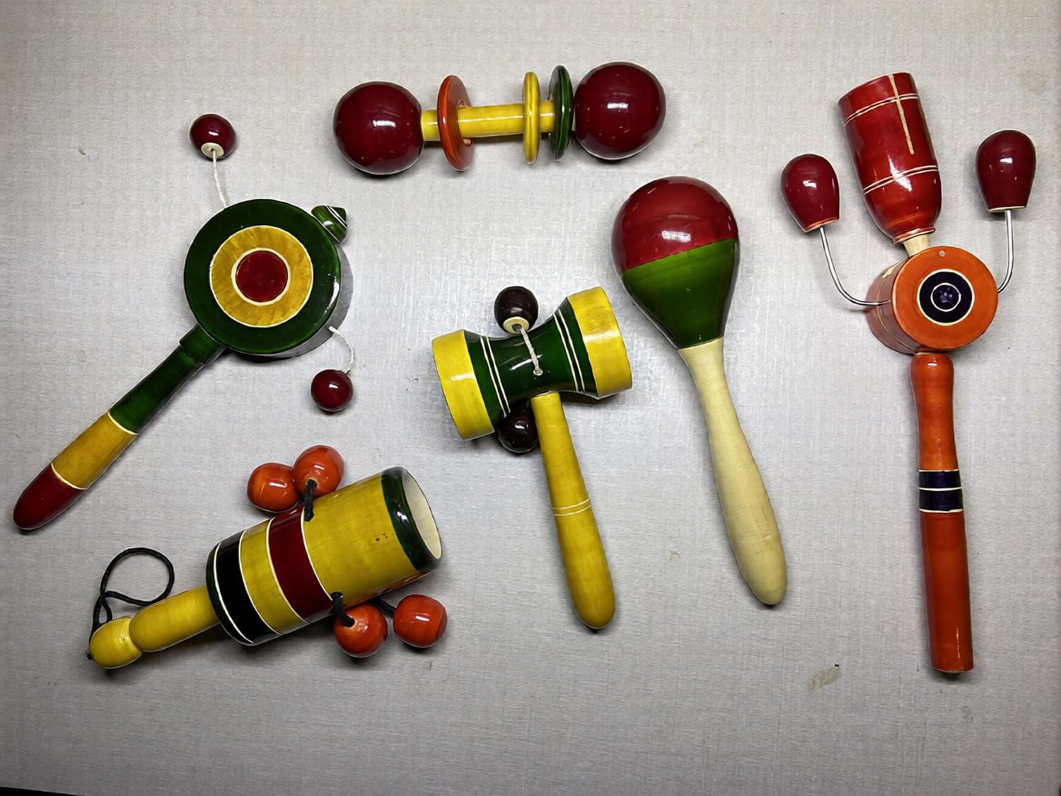 Signy Wooden Baby Rattles Combo Pack | Set of 6 | Non-Toxic Channapatna Wooden Toys | Baby Musical Rattles & Teethers | Natural Colours | Safe for Newborns & Infants - Image 3 thumbnail