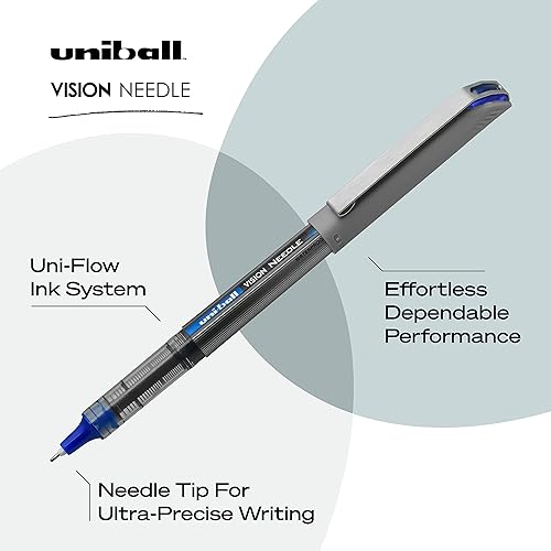 Miniatura 3 de uni-ball Vision Needle bolígrafos, Colores Variados