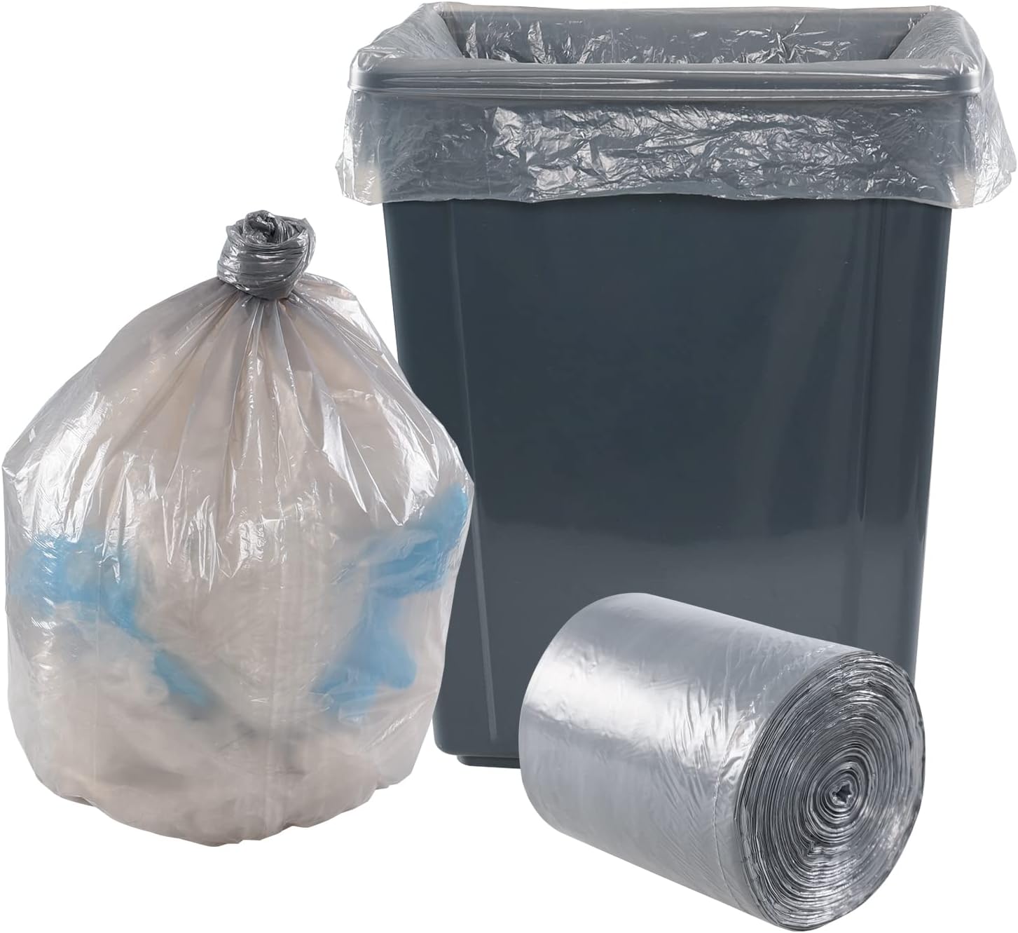 Gainhope 18 Gallon Trash Bag, Large Kitchen Trash Bag, Tall