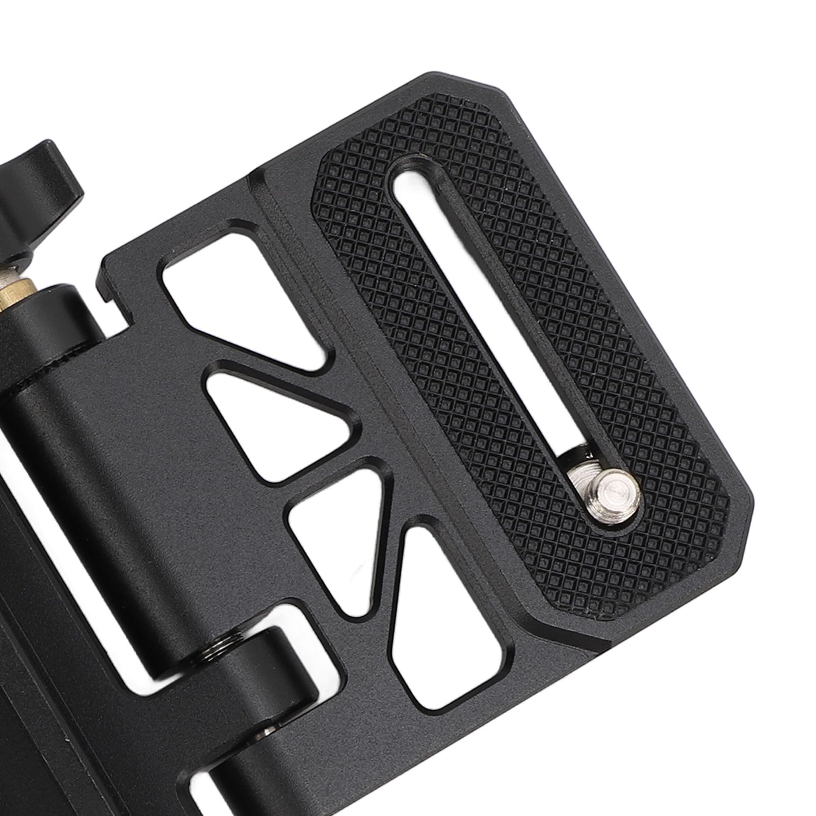 Placa Plegable de liberación rápida con roscas de 1/4 y 3/8 Pulgadas, Adaptador Universal de Montaje para cámara Compatible con Cabezales de Bola de trípode y estabilizadores,