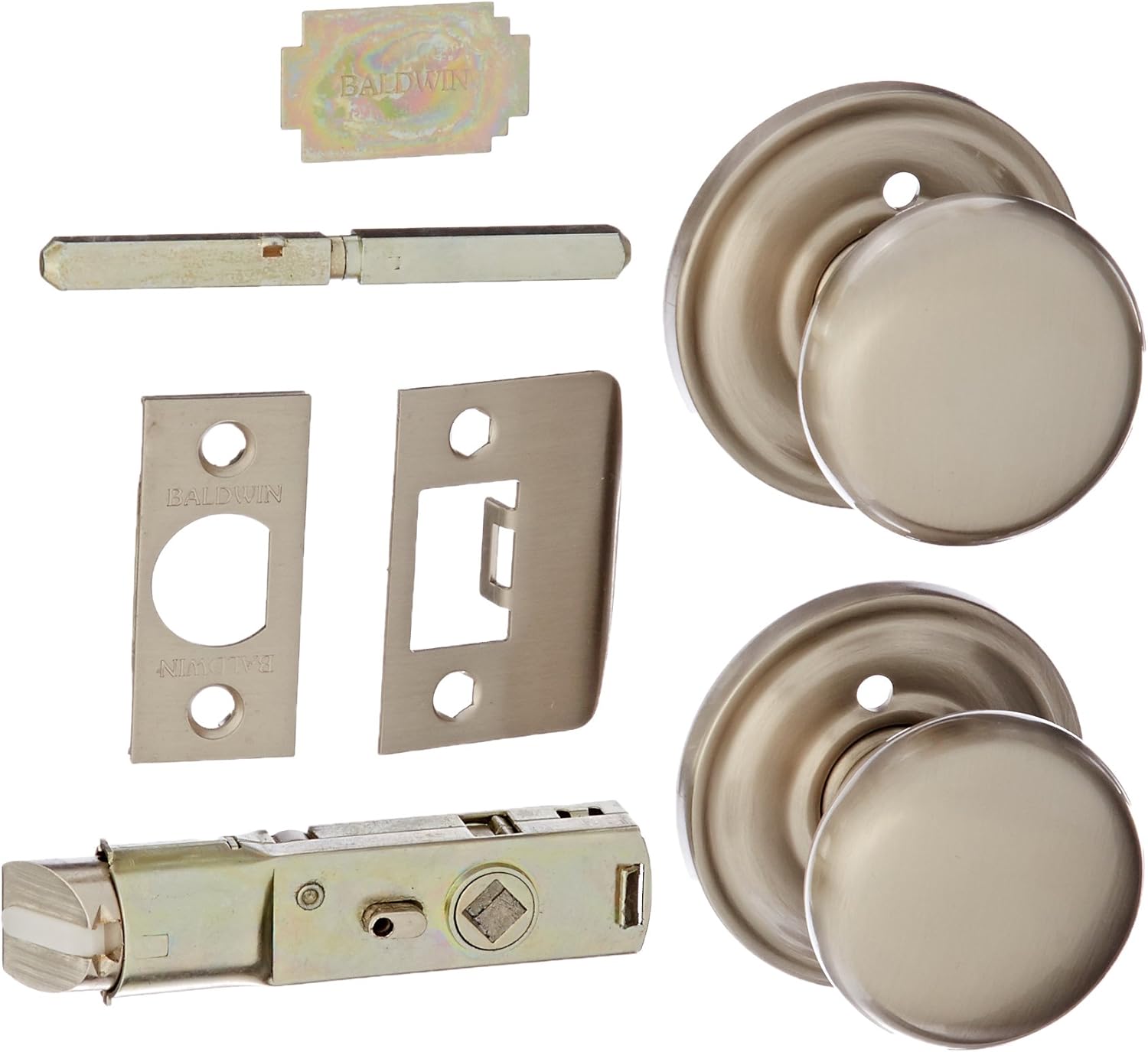 Baldwin 5015.150.PRIV Solid Brass Door Knob