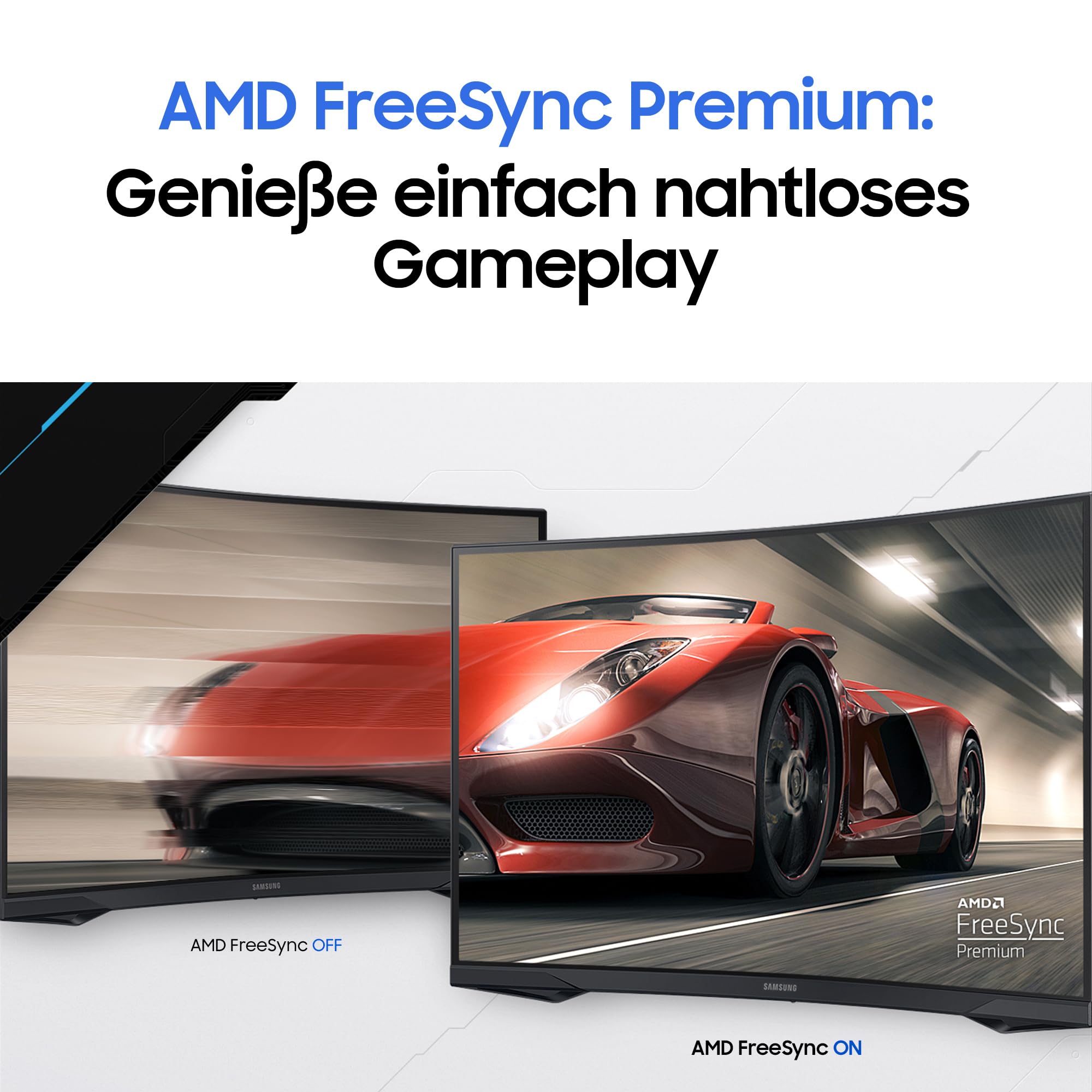 Samsung G5 C34G55TWWP 34 Zoll VA-Panel UWQHD AMD FreeSync Premium 1000R 165 Hz 1 ms Gaming Monitor schwarz
