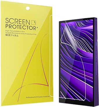 Lamshaw Compatible for HiBy R6 Pro II Screen Protector, [6 Pack] Full Coverage TPU Clear Film Compatible for HiBy R6 Pro II 5.9 Inches MP3 Player 6 Pack