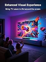 Vista 2 de TV LED Backlight Sync to Screen, 13.7ft LED Lights for 45-65 Inch TVs & PC Monitors, Smart App Control TV Lights That Change with TV, Backlight with