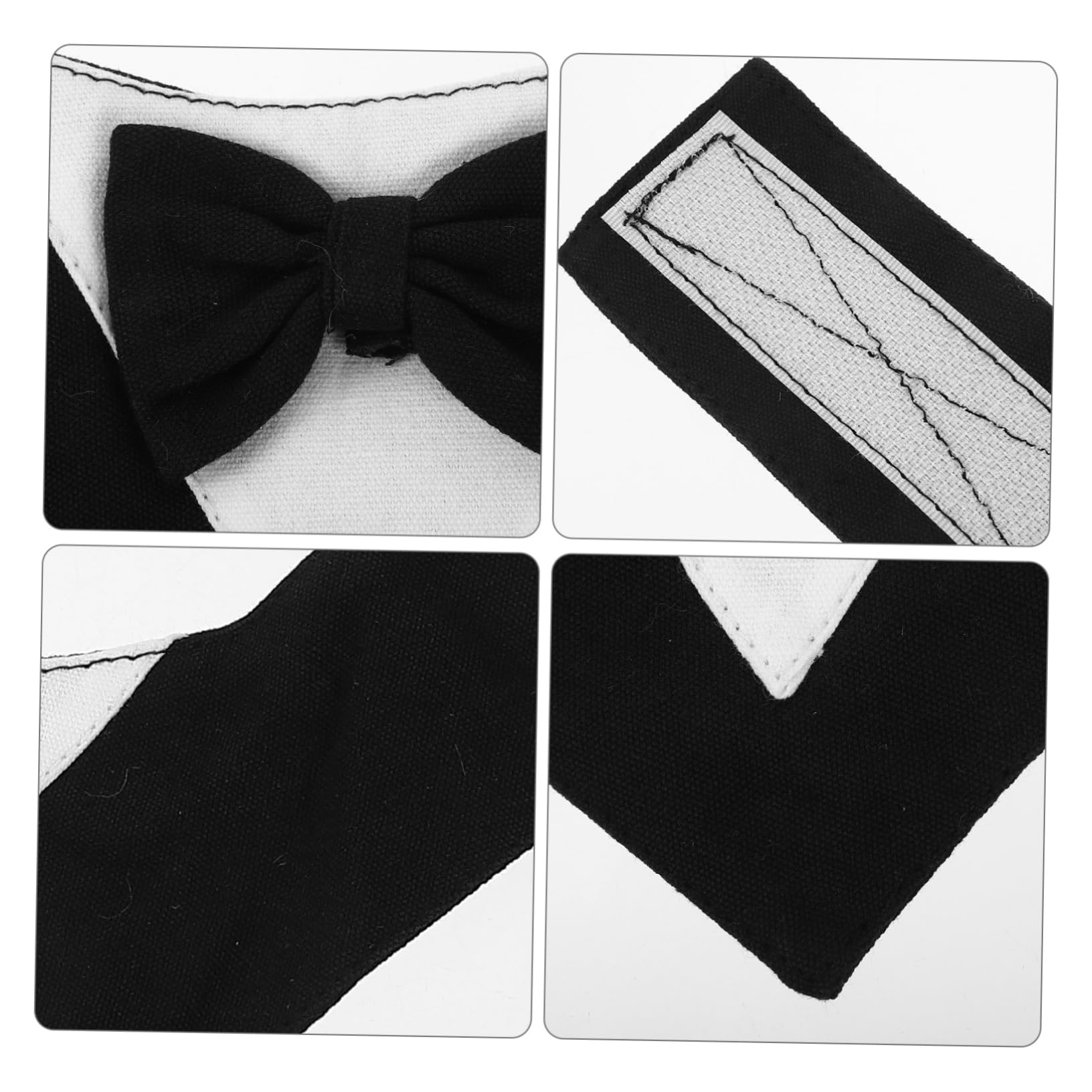 INOOMP 5stücke Hundebandana Für Welpen Verstellbare Polyester-halsbinde Mit Triangular-Design Accessoire Für Hundeburger Und Festliche Anlässe Waschbar Und Pflegeleicht