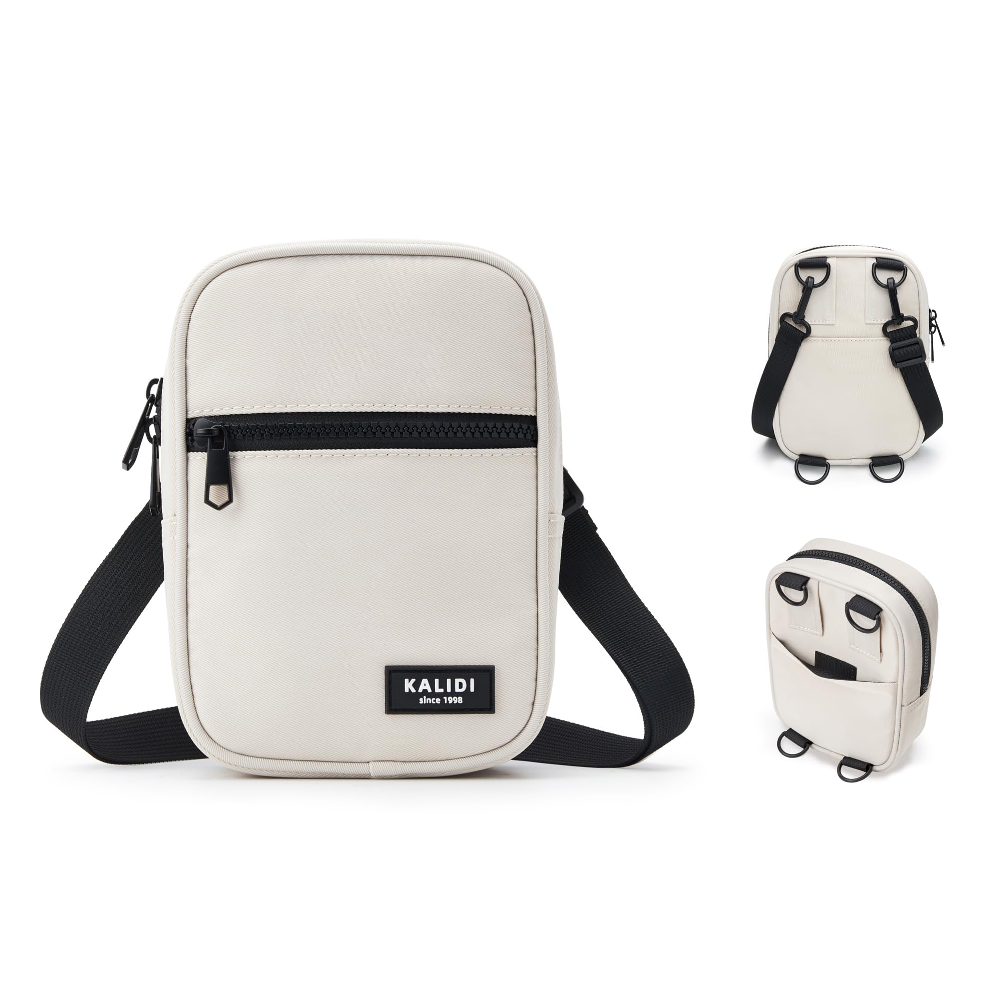 KALIDI Unisex Umhängetasche,Herren & Damen Klein Crossbody B
