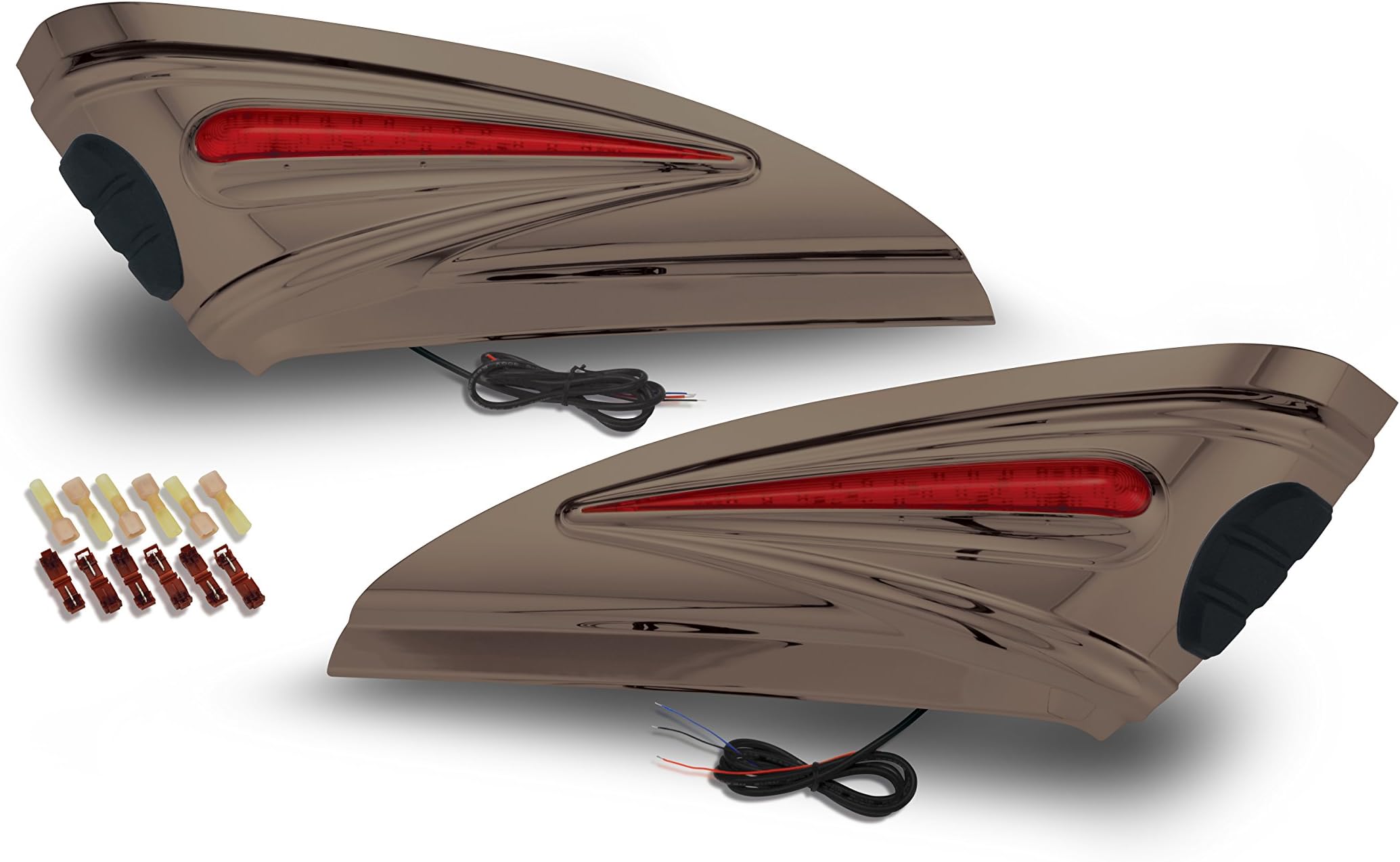 Show Chrome Accessories (52-816SK Smoke Chrome LED Saddlebag Accent