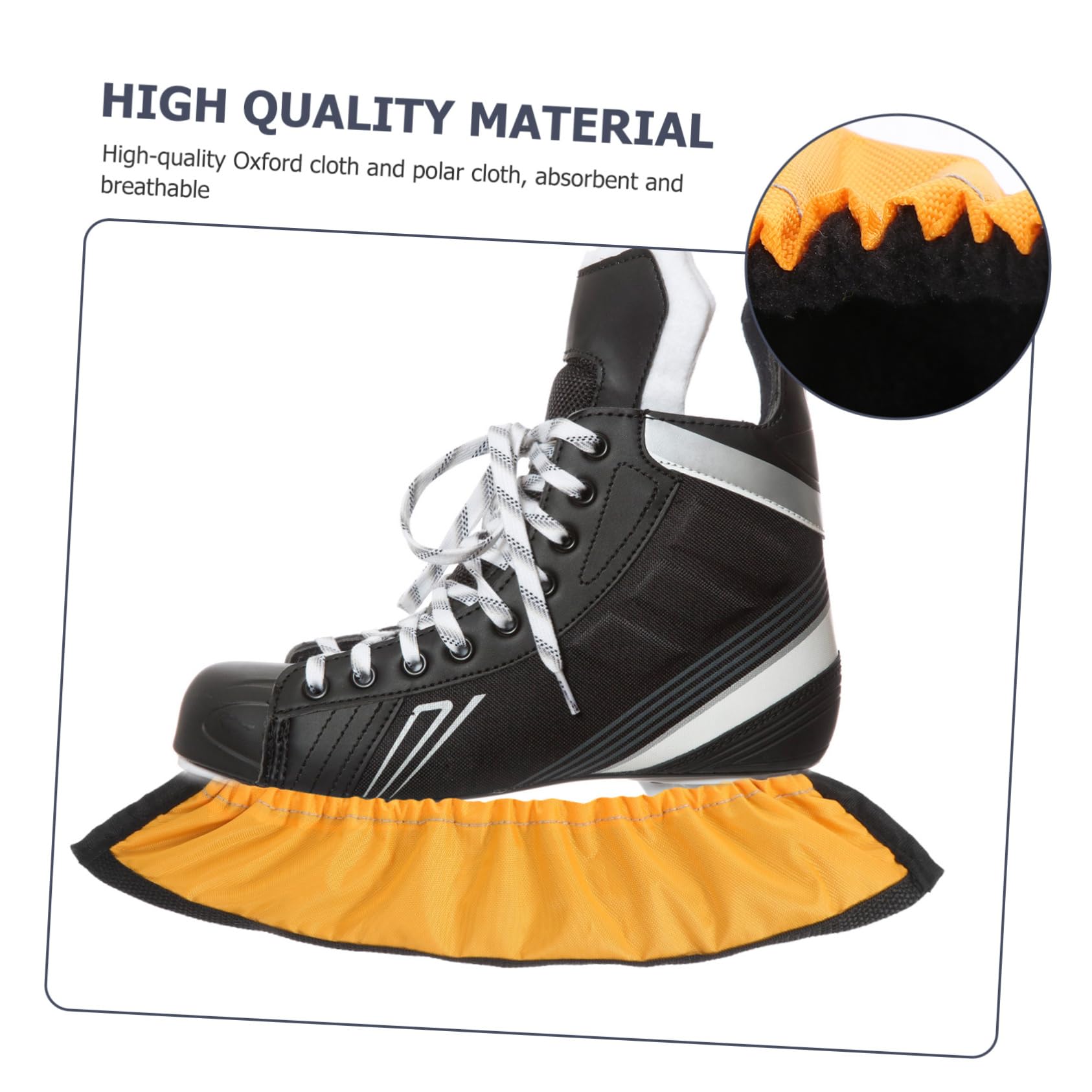 Milisten 3paires Couvre-Lames De Patinage Souple pour Adultes Et Respirante des Lames De Patins à Glace Accessoire pour Prolonger La Durée De Vie