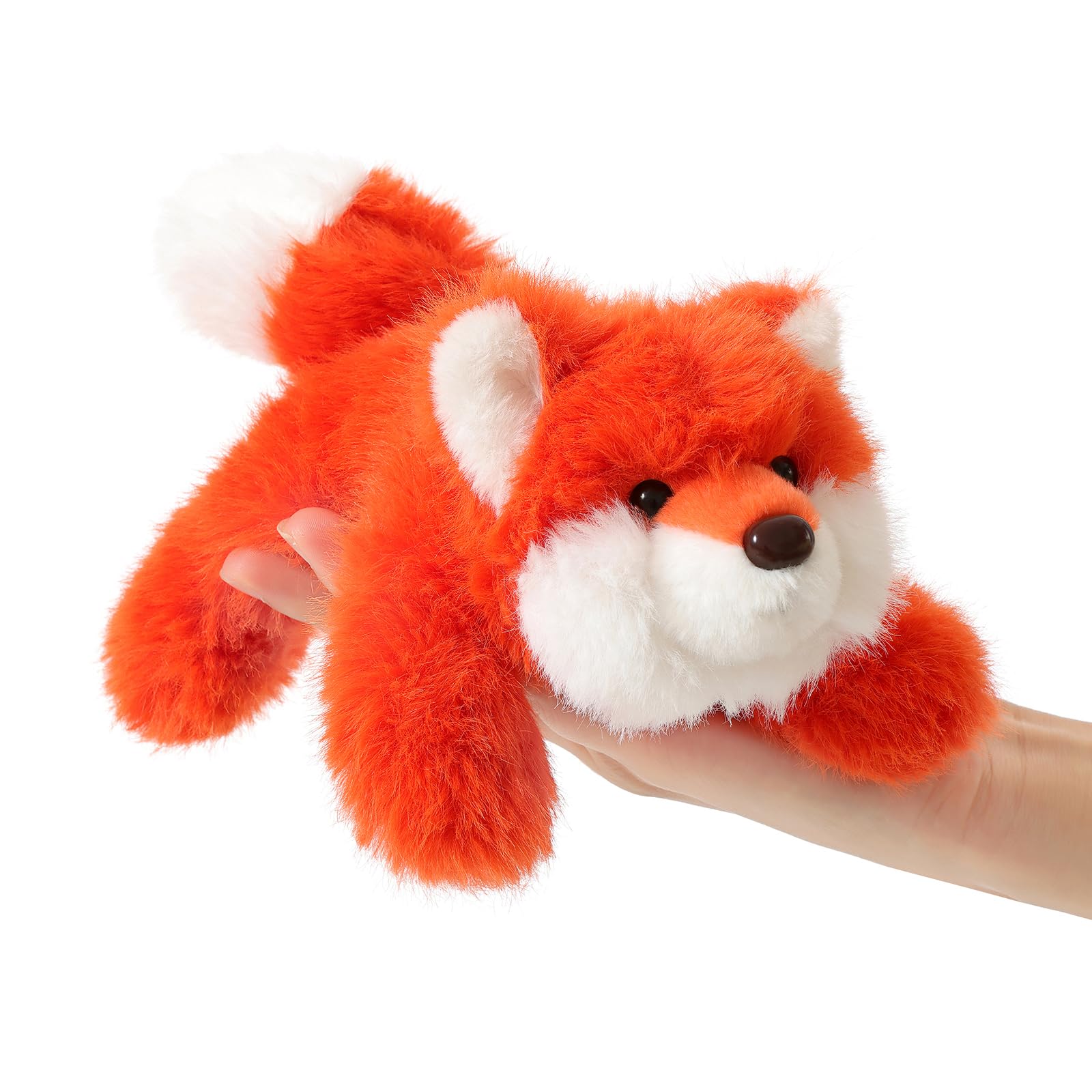 PEACH CAT Fox Stuffed Animal 7 Cute Plushies Soft Plush Toys Gifts for Kids Brick Red