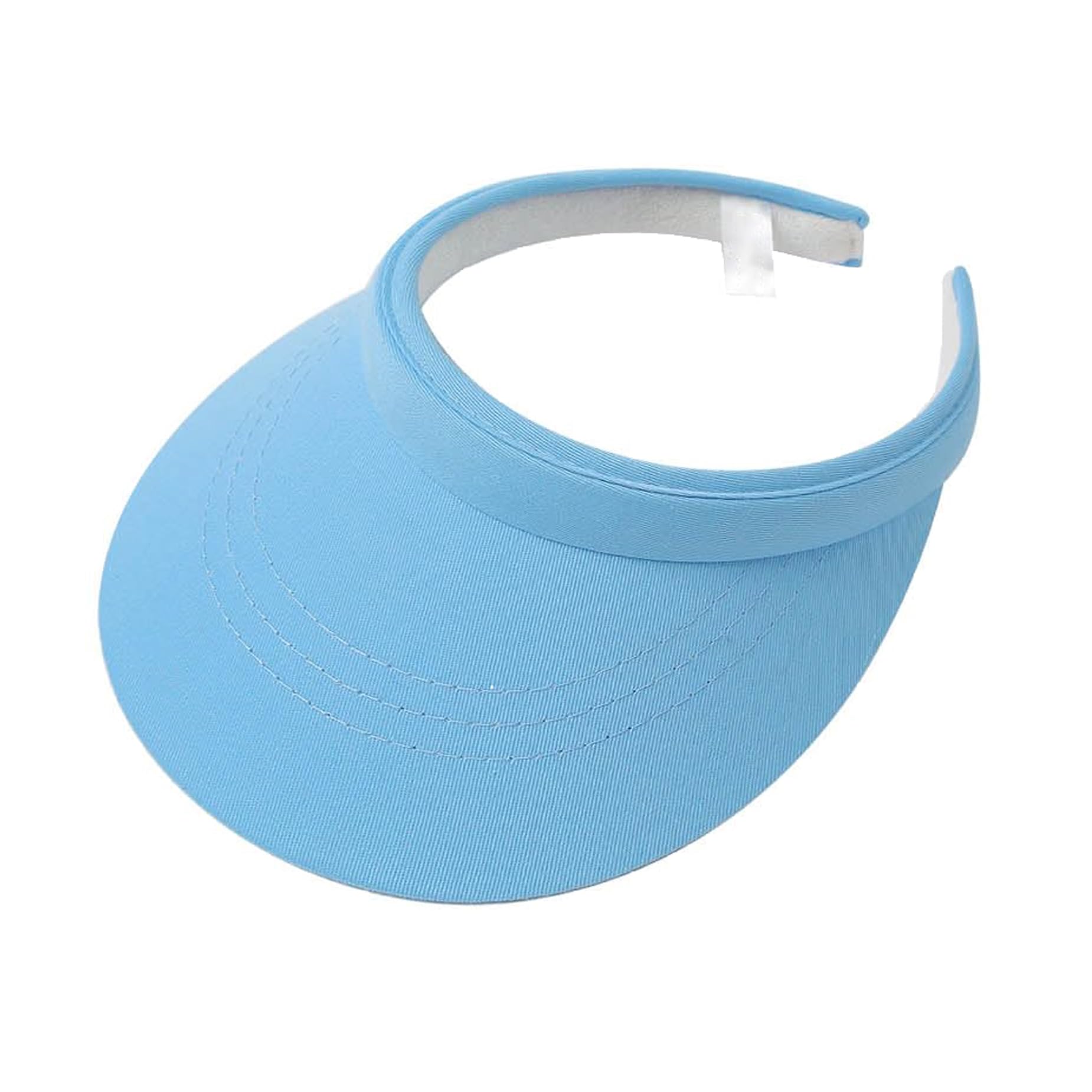 Zywq Women's Blue Sun Visor Hat Sports, Sun Visor Hats Men Clip On Wide Brim Visors Hat Outdoor Sports Golf Beach Travel Tennis Caps(Blue)
