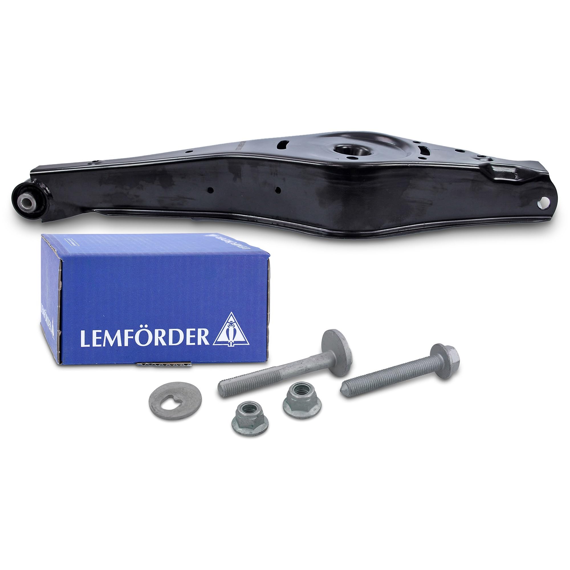 ATEC Querlenker hinten unten + Schraubensatz Kompatibel mit AUDI A3, SEAT ALTEA, LEON, TOLEDO 3, SKODA OCTAVIA 2, SUPERB 2, VW CC B7, EOS, GOLF 5, 6, JETTA 3, PASSAT B6, PASSAT B7, SCIROCCO