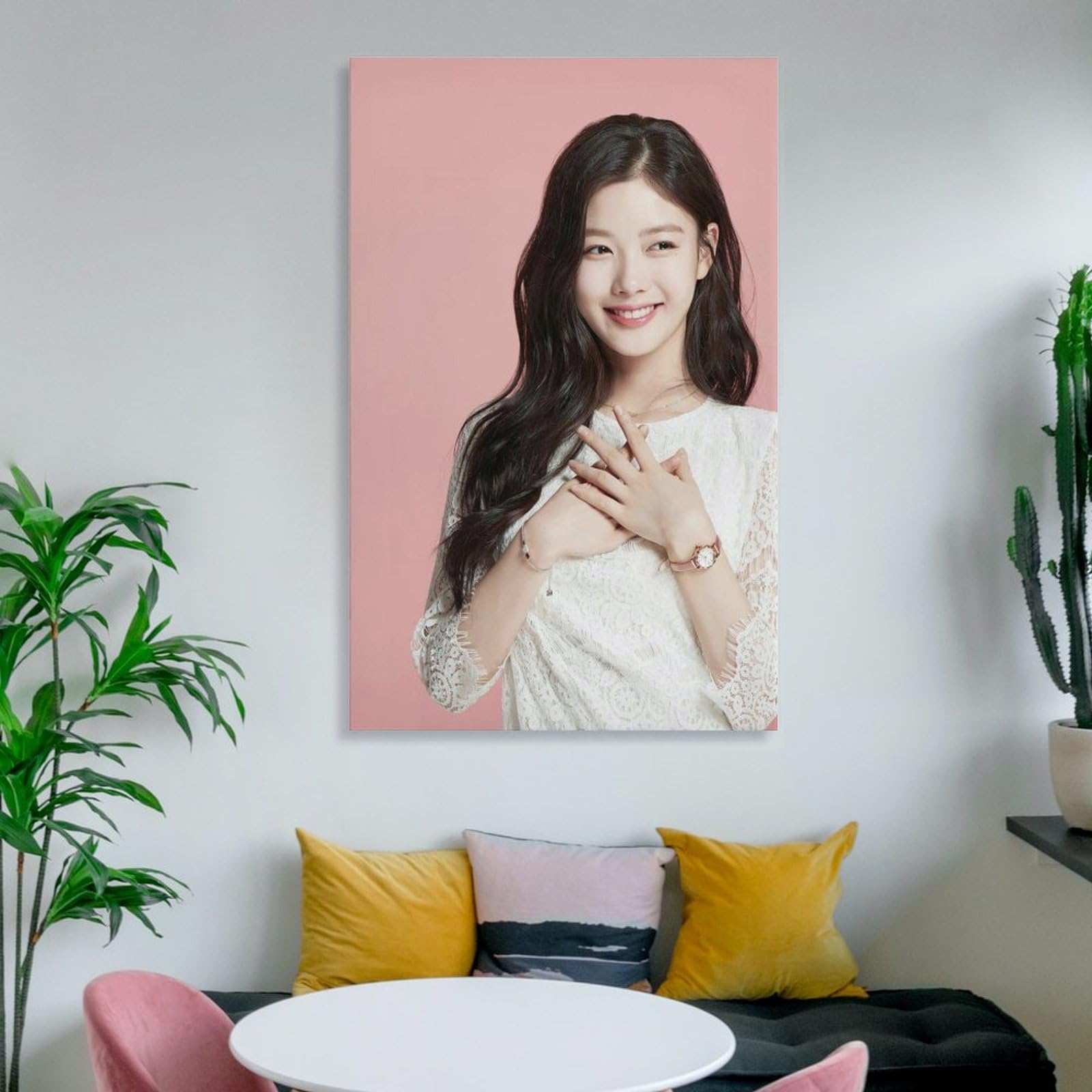 Amazon.co.jp: キム・ユジョンかわいい写真ポスターキャンバスポスター