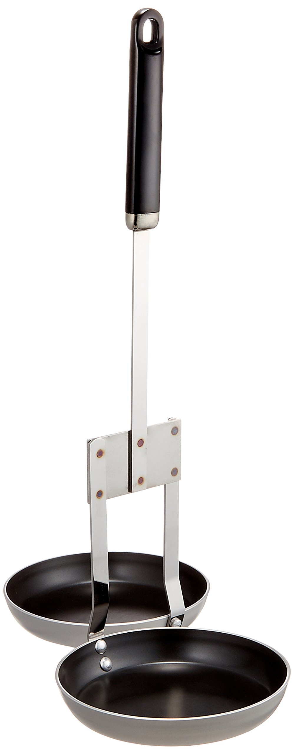 Endoshoji BKK0801 Commercial Double Row Oyster Frying Ladle, Fluorine Processed, Made in Japan