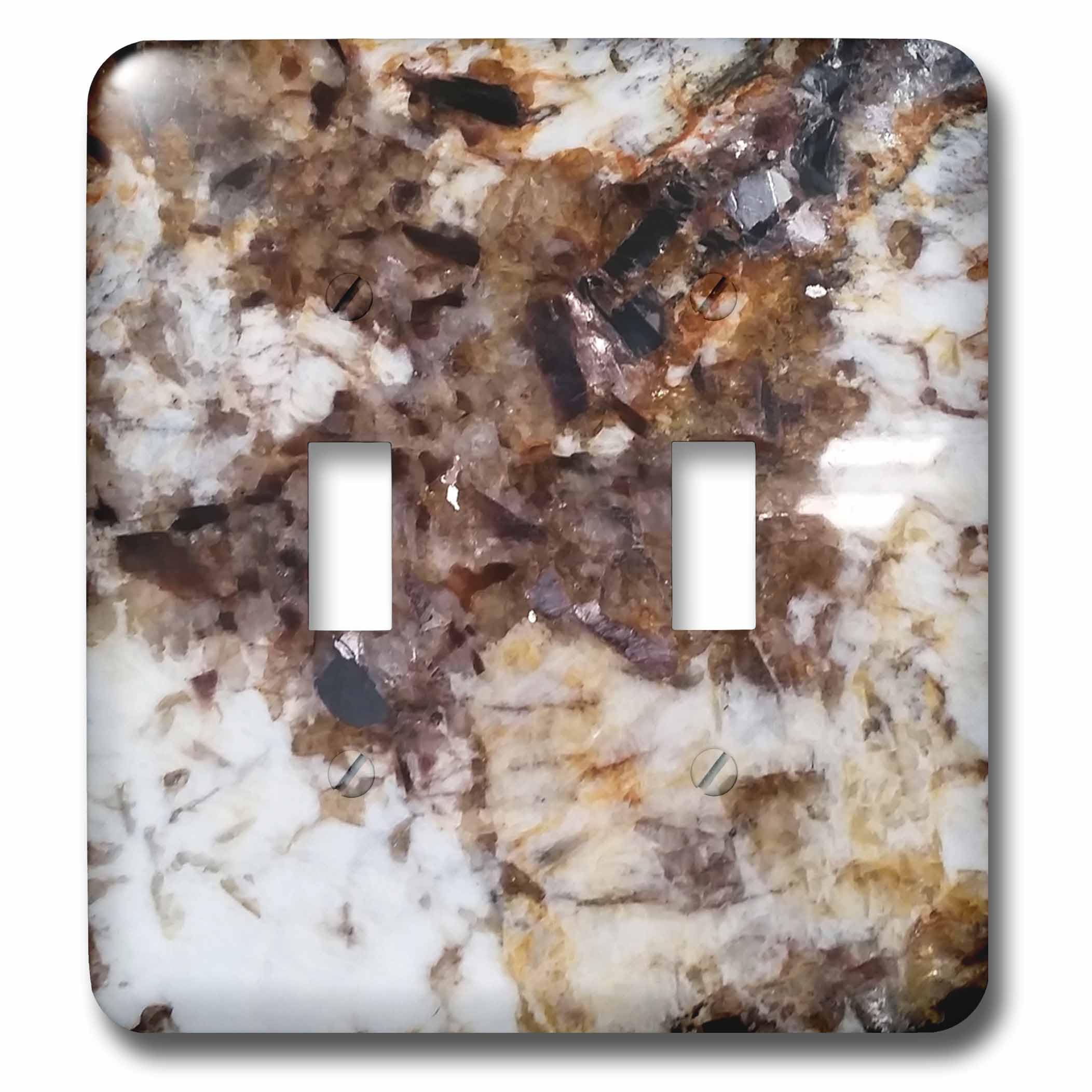 Interrupteur double effet granit marron et blanc lsp_252639_2