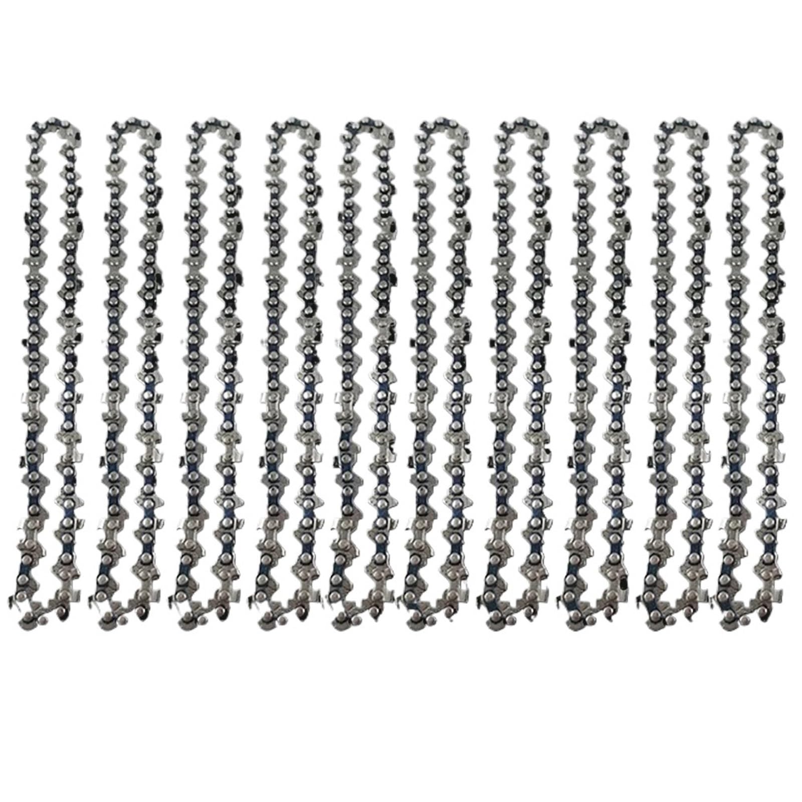 Cadenas de motosierra de hoja de sierra de 6 pulgadas y barra guía, mini cadenas de acero, herramienta de hoja de sierra eléctrica, accesorio de sierra de repuesto para corte de madera