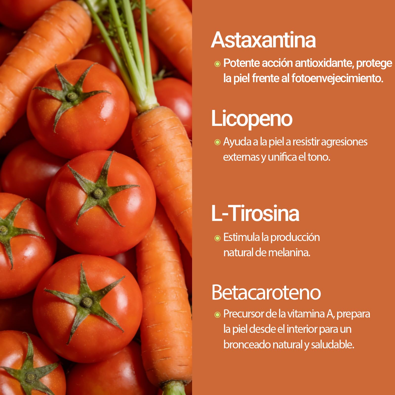 Gummies Bronceadoras Gominolas Autobronceadoras Sin Sol con Betacaroteno, Licopeno, Astaxantina y L-Tirosina - Potenciador de Bronceado - Vegano, Sin Azúcar - 60 Gummies Sabor Piña
