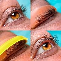 Vista 6 de Almohadilla de elevación de pestañas, tamaño mixto, almohadillas reutilizables para levantamiento de pestañas, rodillo de laminación rápida Lami