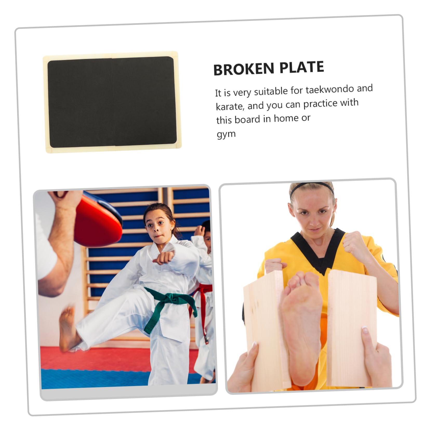 KICHOUSE Martial Arts Training Pad Portable Kicking Practice Board for Karate Taekwondo