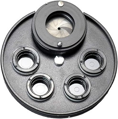 Miniatura 4 de AmScope Kit de contraste de fase de torreta de microscopio PCT120