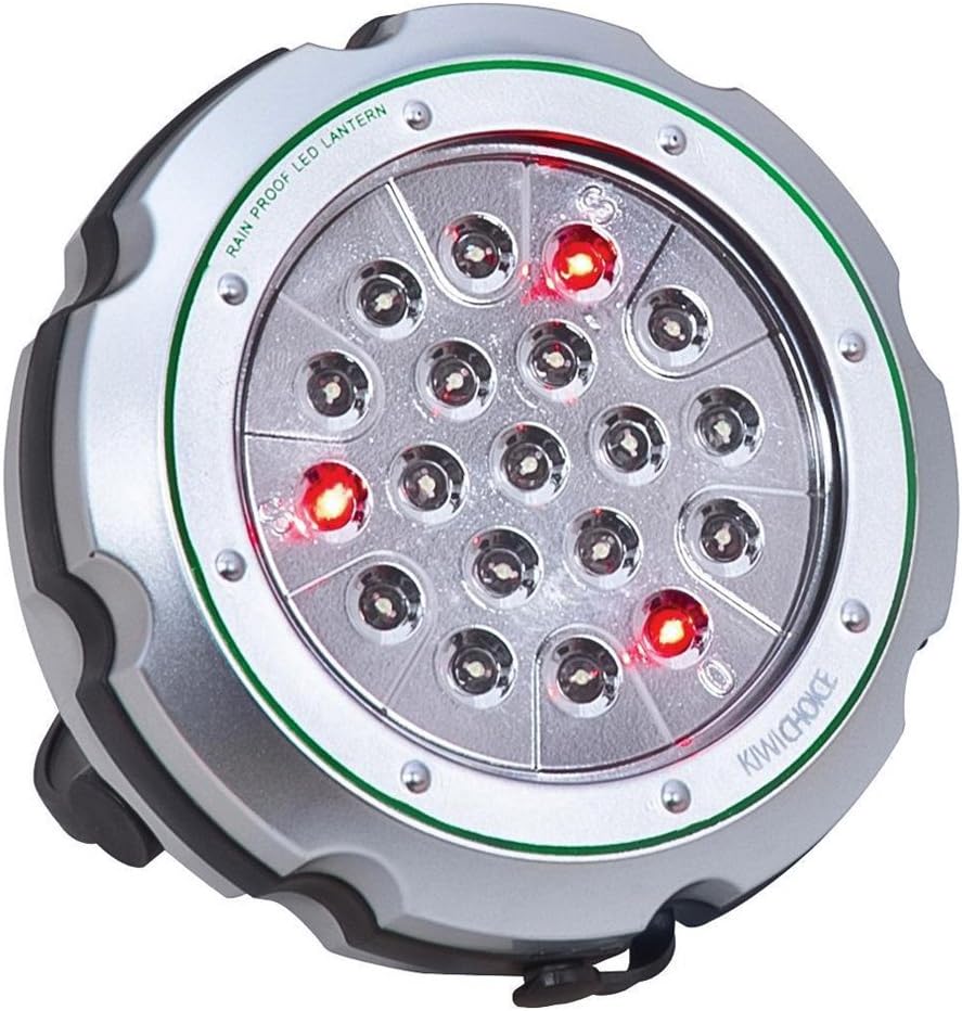 Rainproof LED Lantern, 60 Lumen USB and Hand Crank Flashlight with Magnetic Back for Camping, Survival, Car Emergency, Rescue, SOS.