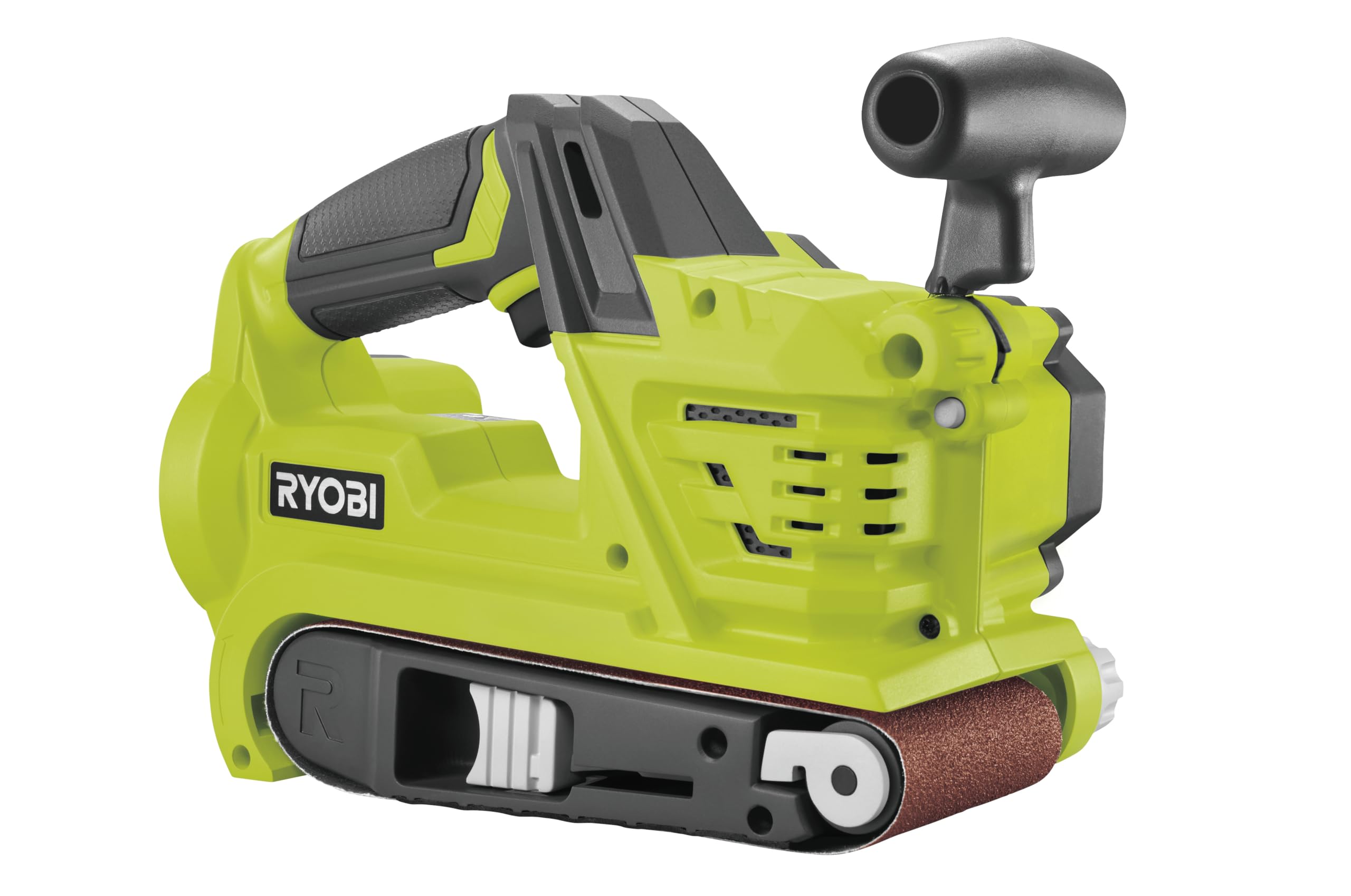 RYOBI - Ponceuse à Bande Sans Fil 18V ONE+ R18BS-0 – Bande 76x457 mm, Variateur Vitesse, Collecteur de Poussière – Parfaite Pour Bois, Meubles, Travaux Intensifs