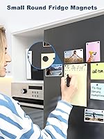 Vista 3 de SMARTAKE 45 piezas de imanes para refrigerador, imanes pequeños redondos de 6x2mm para nevera, imanes de neodimio premium multiusos para oficina