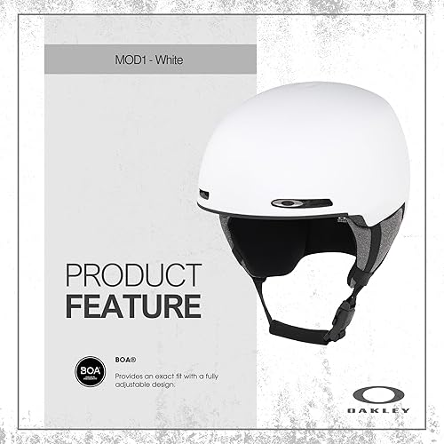 Miniatura 7 de Oakley MOD1 - Casco de esquí para snowboard para hombre y mujer, paquete con botella de agua plegable de diseñador iWear con mosquetón
