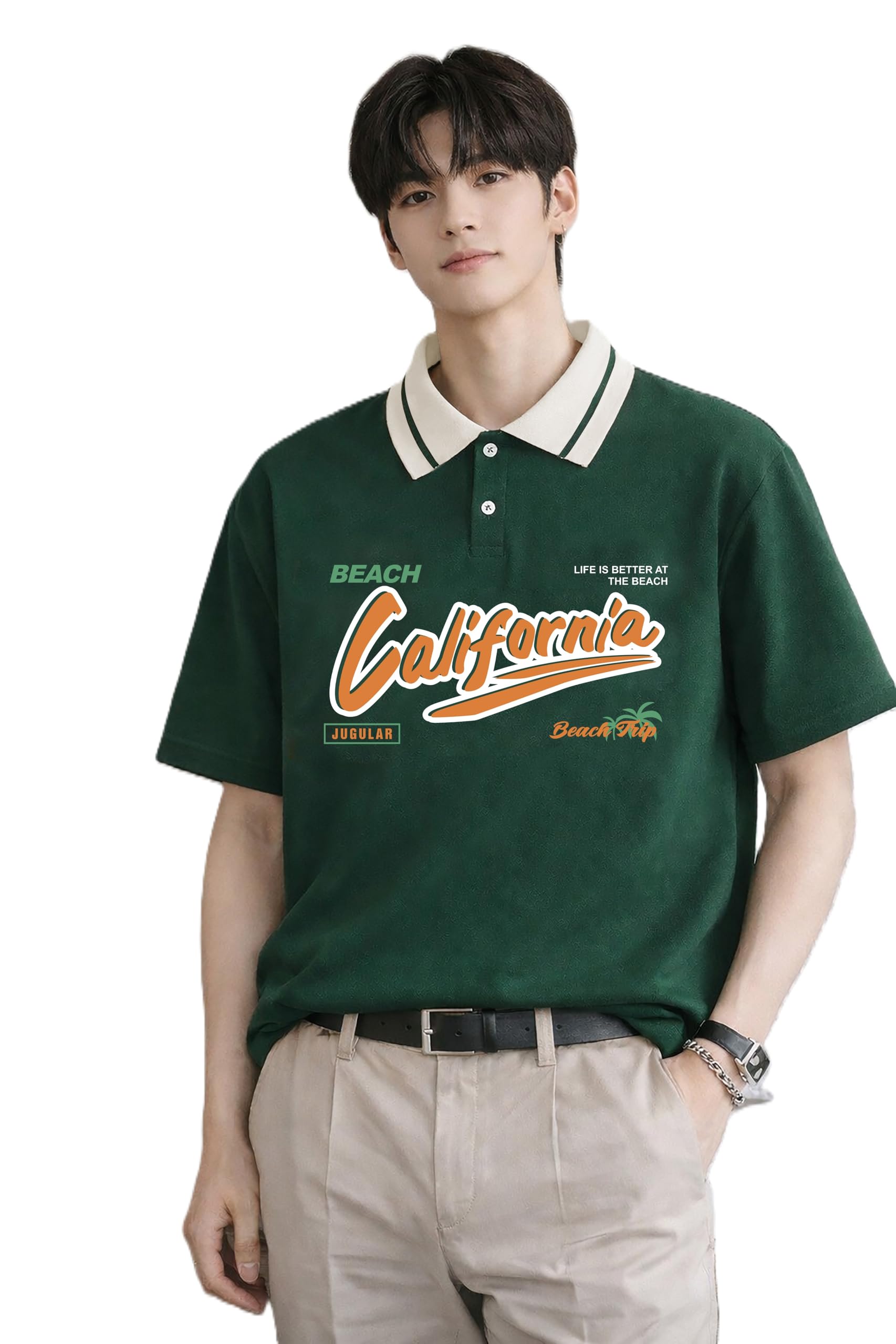 jugular Men Polo Half Sleeve Printed Polyester Tshirt with Collar-picture-47