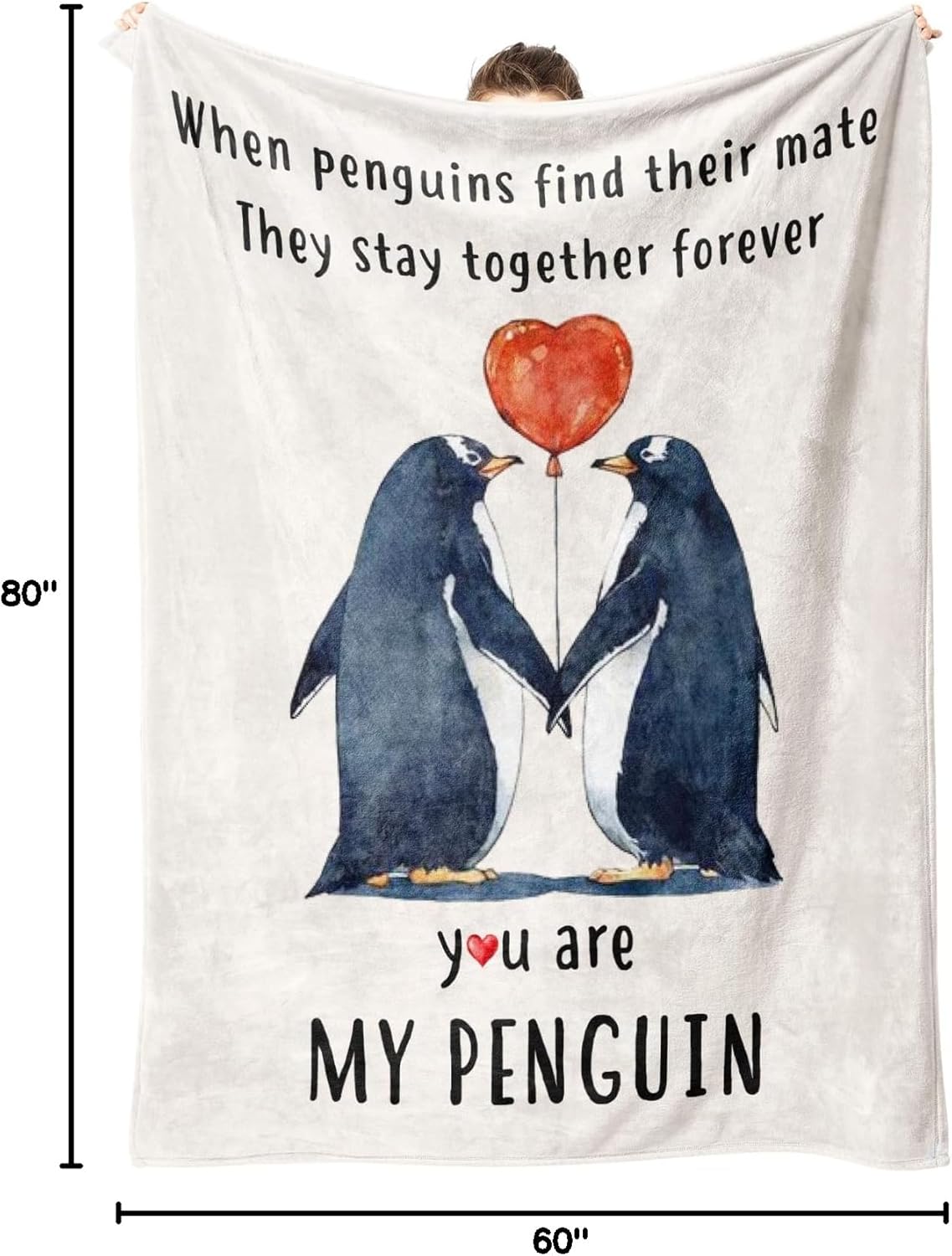 SteadStyle Gifts for Her Him Women Men, Wedding Anniversary Blanket, Romantic I Love You Gift, Christmas, Birthday Gifts for Boyfriend Girlfriend, Present for Wife Husband 80'' x 60'' - Image 9