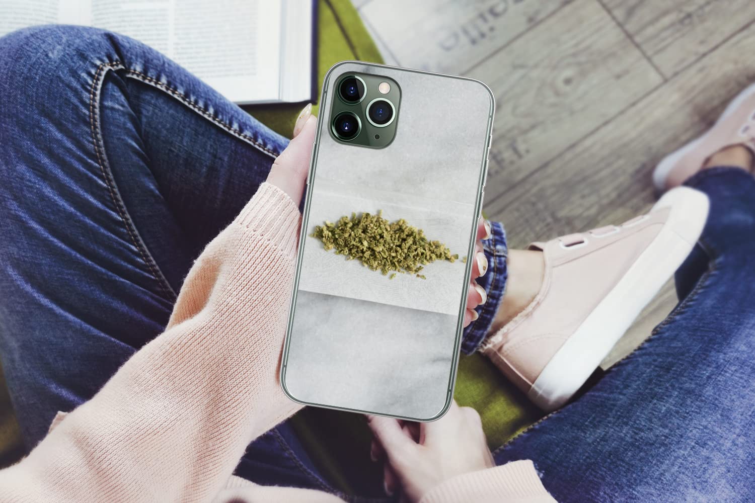 Funda para iPhone 11 Pro - Marihuana en Papel secante - Funda de Silicona/Funda Blanda para teléfono móvil