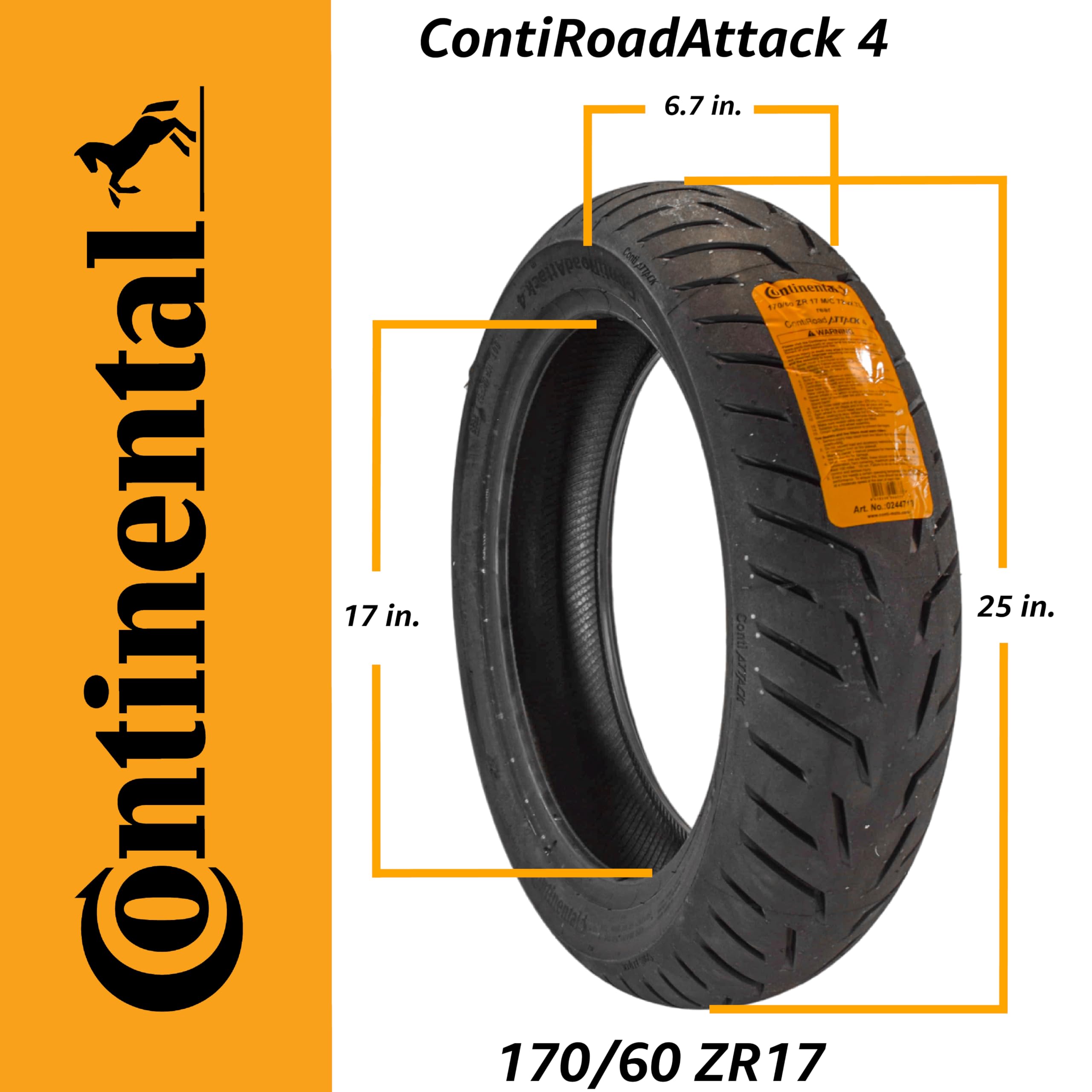880.58.98 - opona tylna pokrywa motocykl 170/60 zr17 72w tl roadattack 4