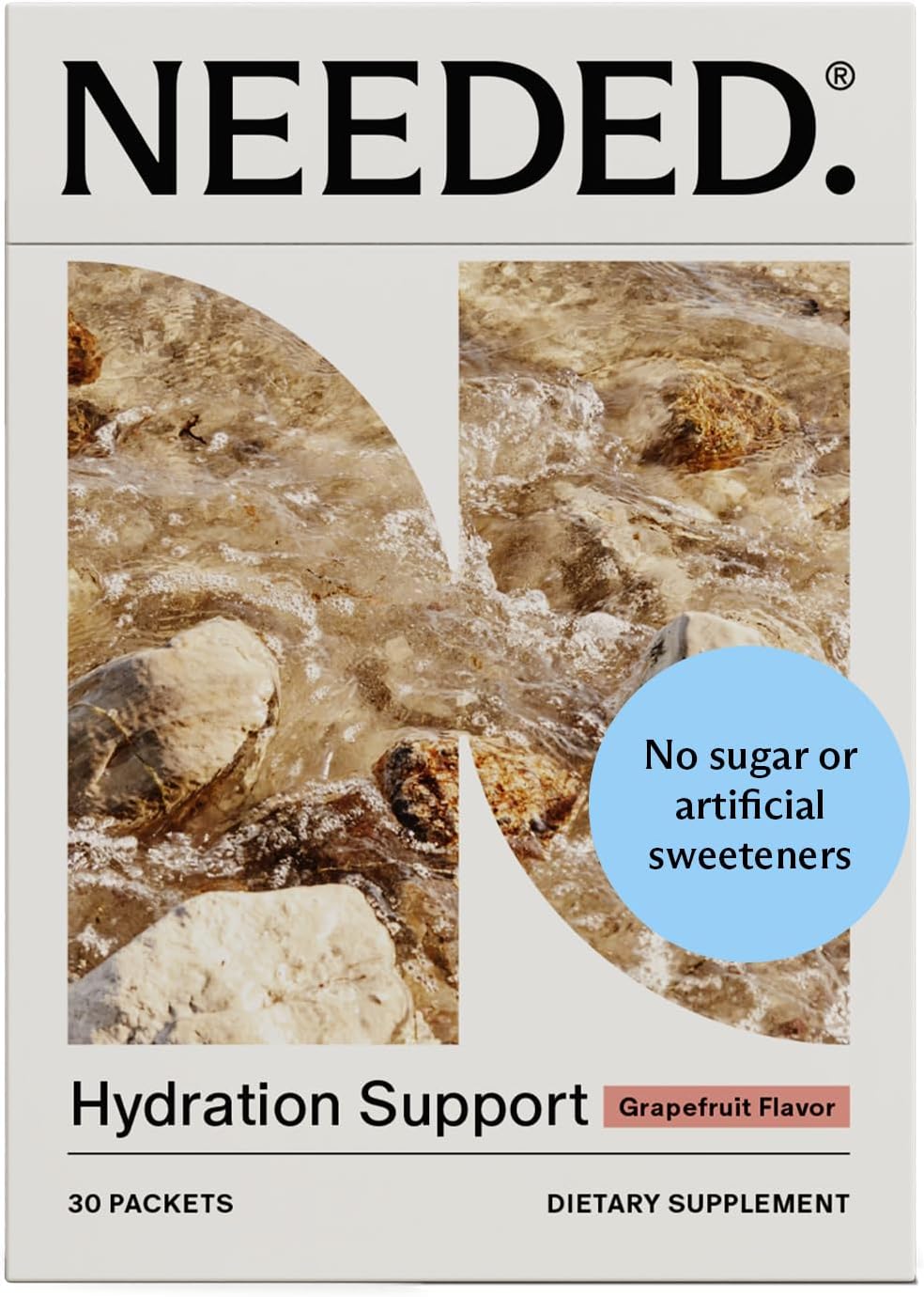 Needed. Hydration Support with Electrolytes & Trace Minerals – Electrolytes for Pregnancy & During Lactation - 30 Hydration Packets Lightly Sweetened with Hint of Lime