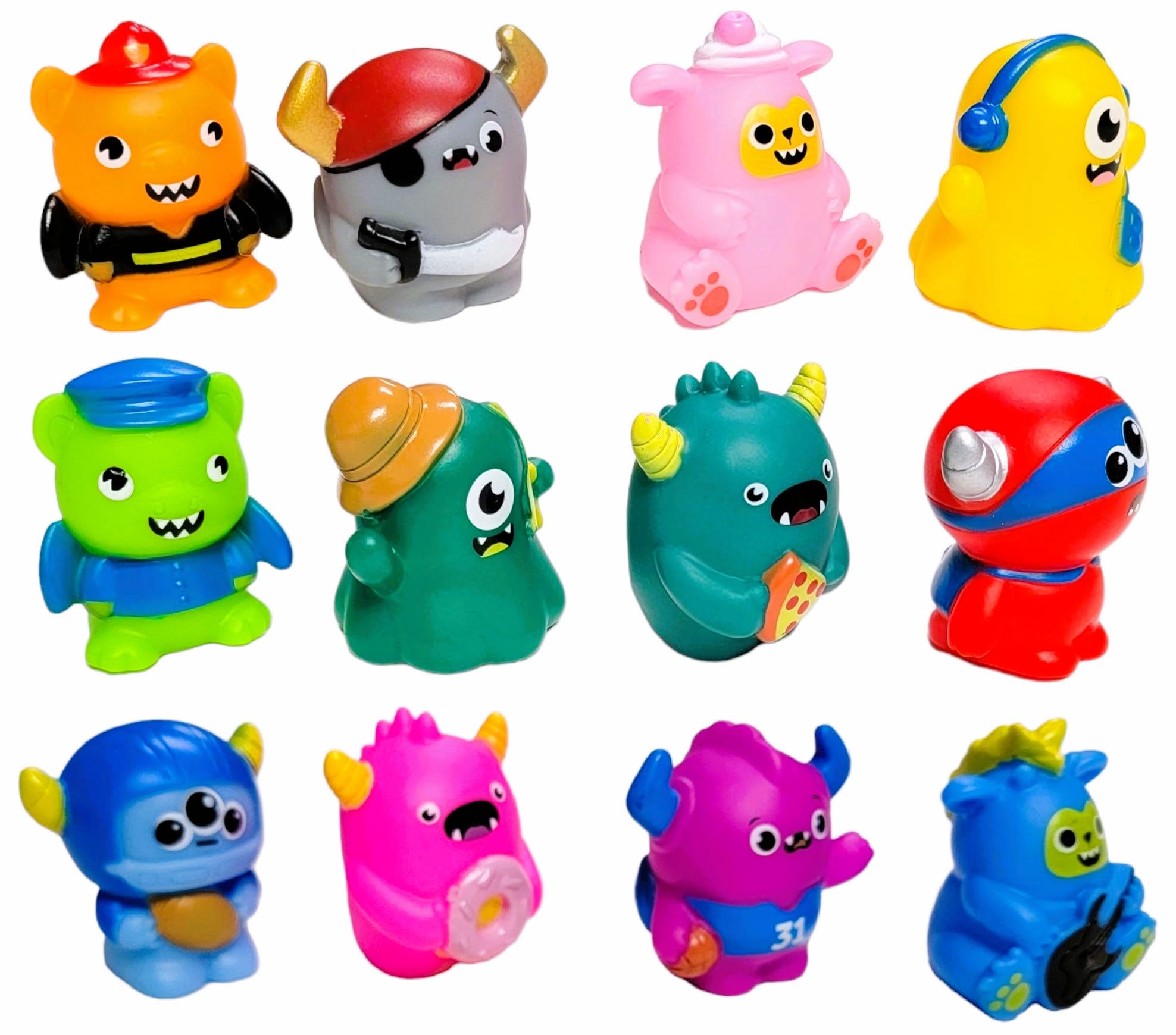 Amazon.com: Colorful Rubber Monster Assortment (12 Pack) (2